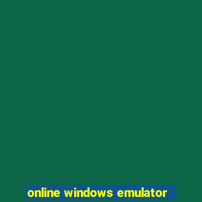 online windows emulator